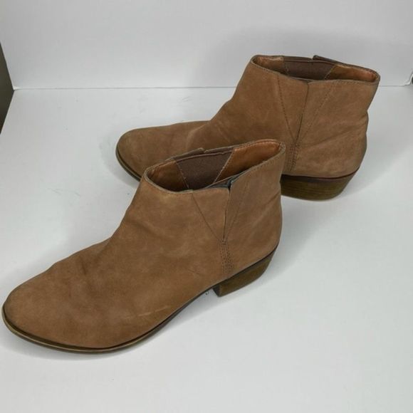 Lucky Brand Brown Suede Leather Booties‎ - Picture 3 of 5